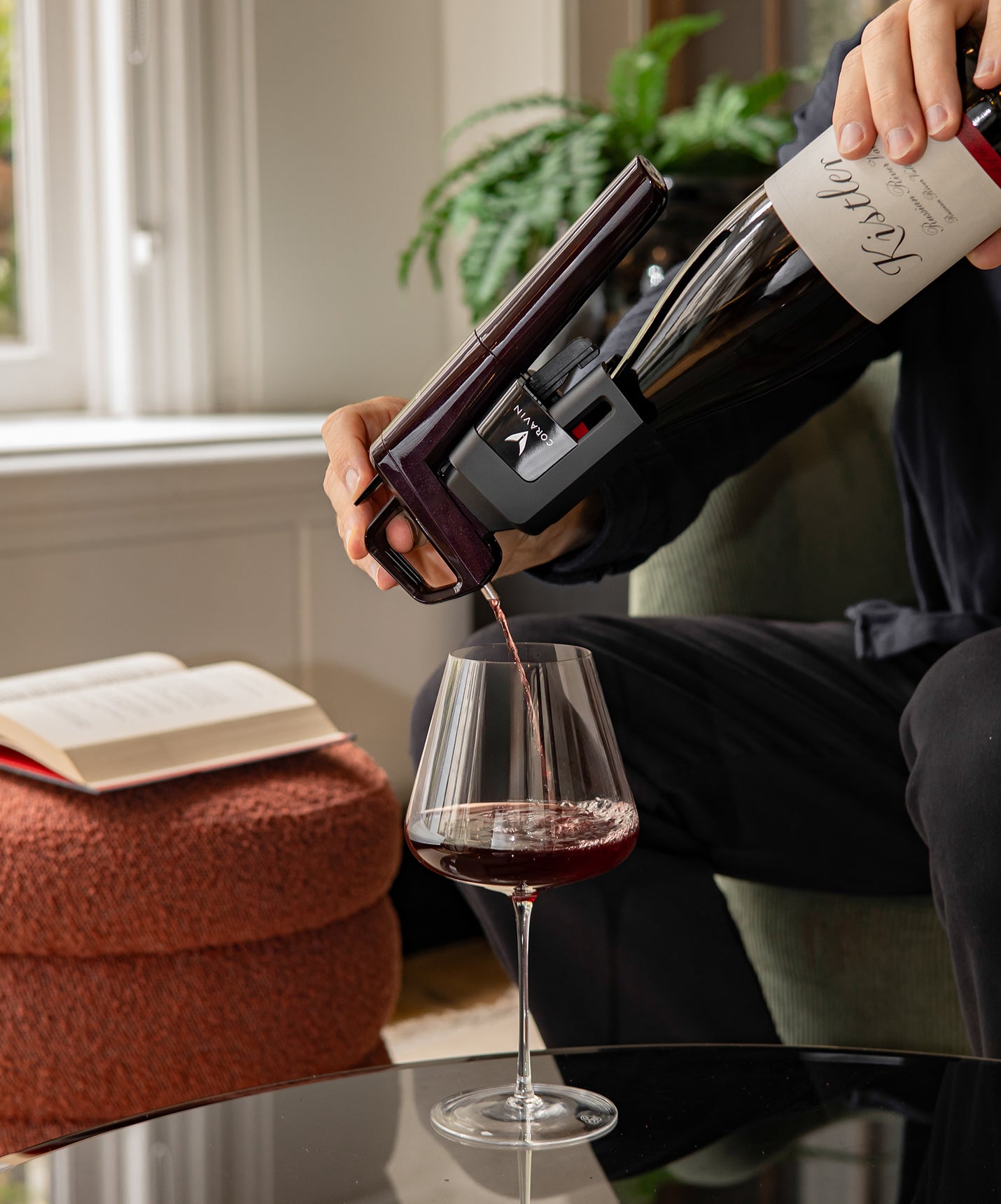 Timeless-Six-Hermitage pouring red wine
