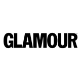 The image features the word "GLAMOUR" in bold, uppercase letters.