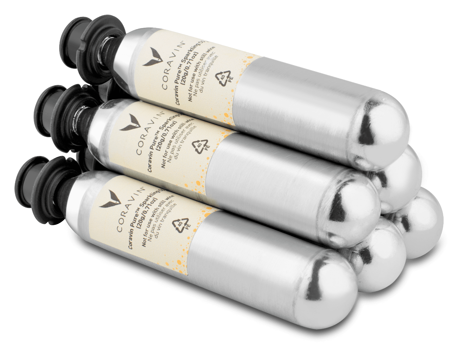 Coravin Pure Sparkling CO2 Capsules